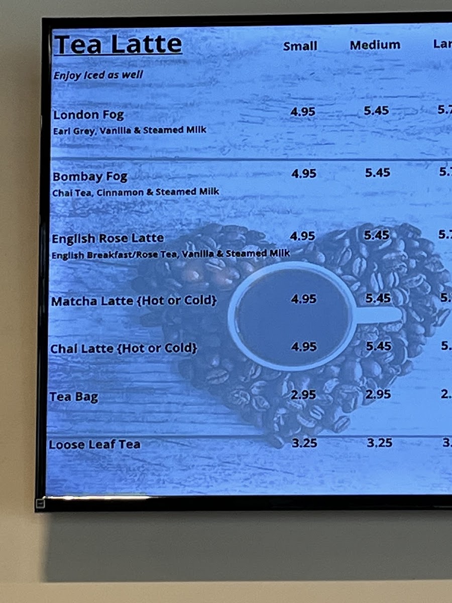 Mattu's Coffee & Tea Menu - Image 3