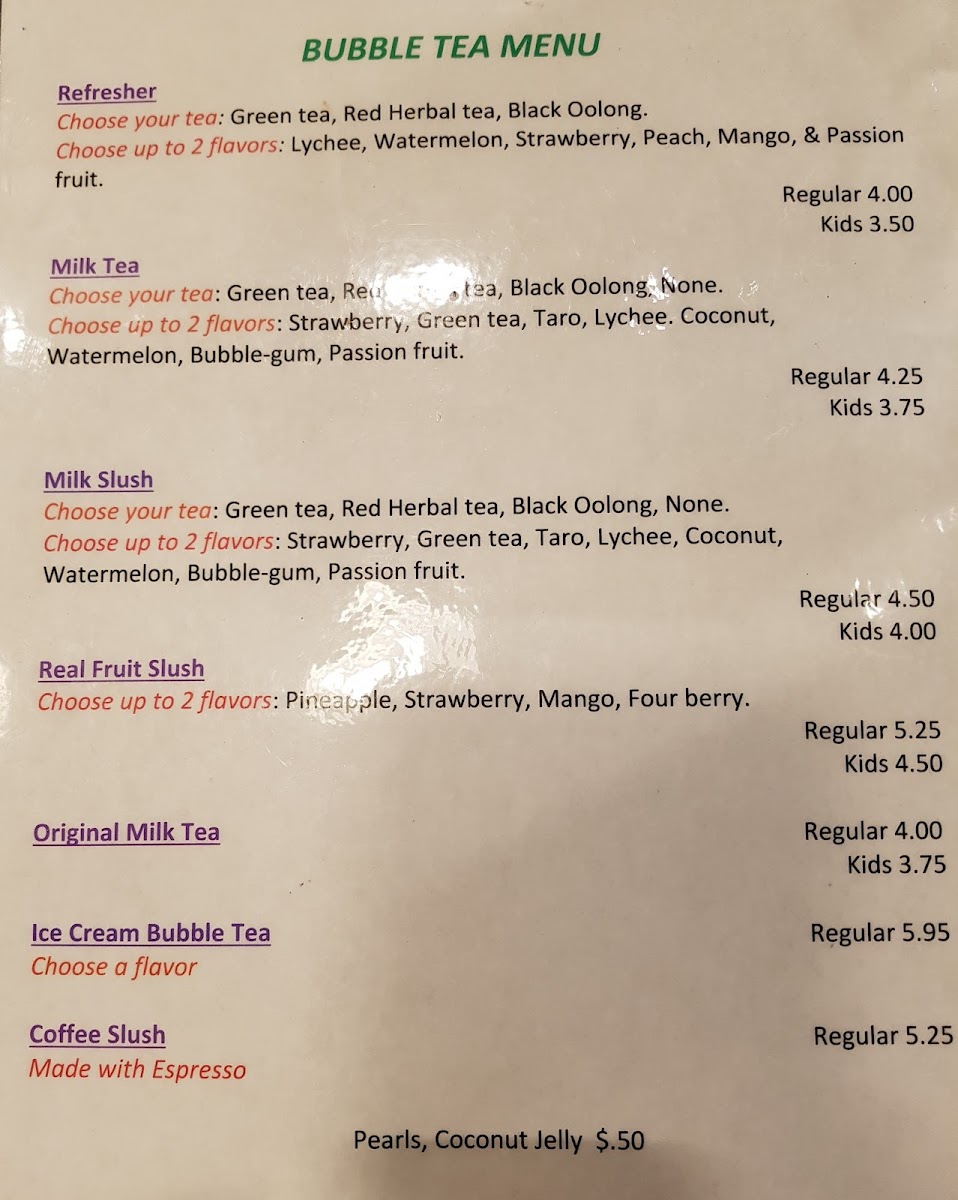 Mattu's Coffee & Tea Menu - Image 4